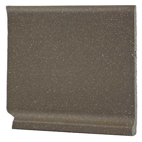 Elemental Pewter Brown 6x6 Ceramic Quarry Tile Cove Base Inside Corner (14 per box)