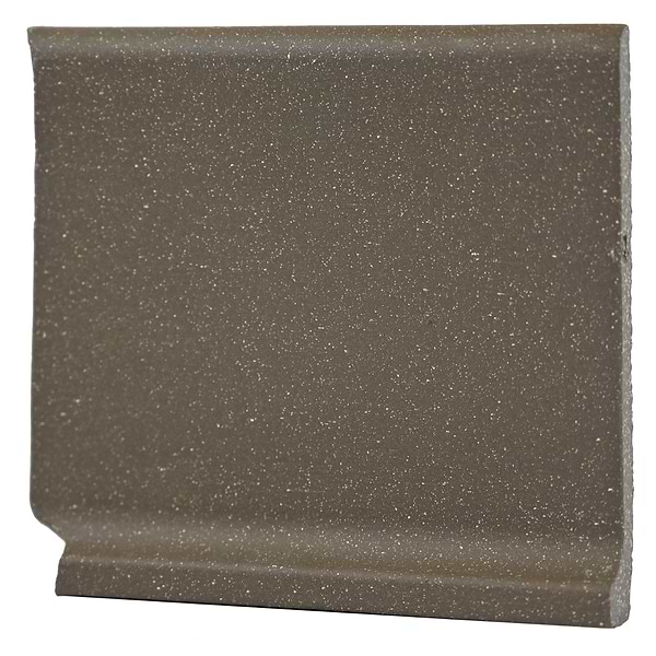 Elemental Pewter Brown 6x6 Ceramic Quarry Tile Cove Base Inside Corner (14 per box)