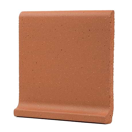 Elemental Red 6x6 Ceramic Quarry Tile Cove Base  (14 per box)