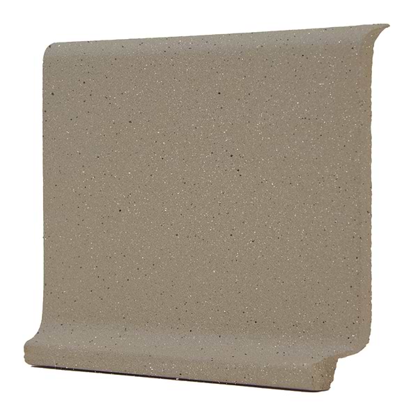 Elemental Gray 6x6 Ceramic Quarry Tile Cove Base Inside Corner (14 per box)