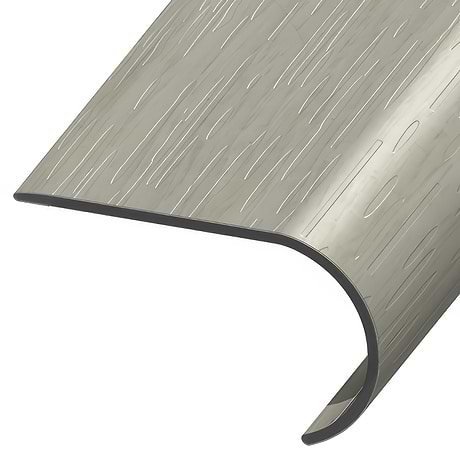 Sky Hickory Bliss 2.48x1.52x94" LVT Round Stair Nose by Versatrim