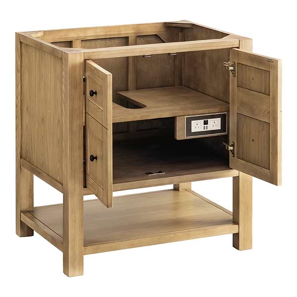 James Martin Vanities Breckenridge Light Natural Oak 30" Single Vanity without Top