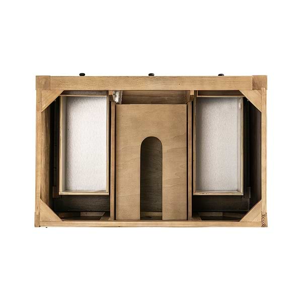 James Martin Vanities Breckenridge Light Natural Oak 36" Single Vanity with Carrara Marble Top