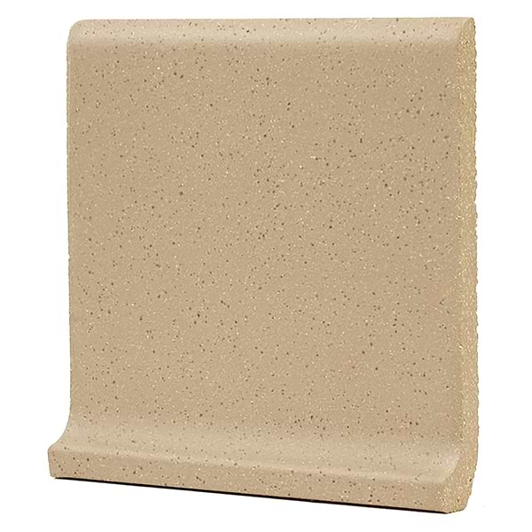 Elemental Beige 6x6 Ceramic Quarry Tile Cove Base (14 per box)