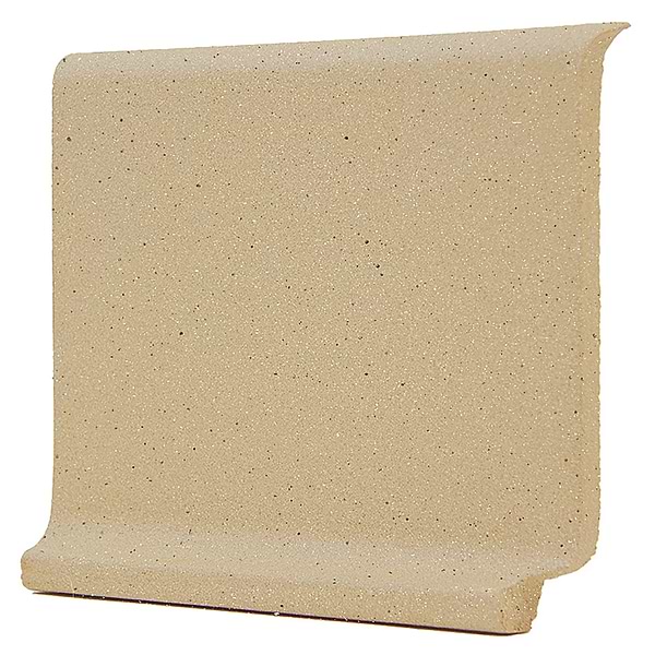 Elemental Beige 6x6 Ceramic Quarry Tile Cove Base Inside Corner (14 per box)