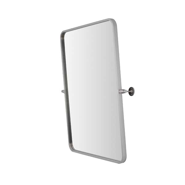 Liora Silver 24x32" Rectangle Tilt Mirror
