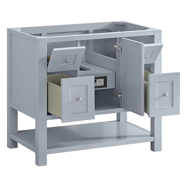 James Martin Vanities Breckenridge Serenity Blue 36" Single Vanity without Top