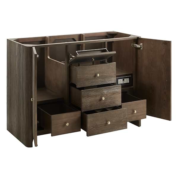 James Martin Vanities Gracyn Natural Ash 48" Single Vanity without Top