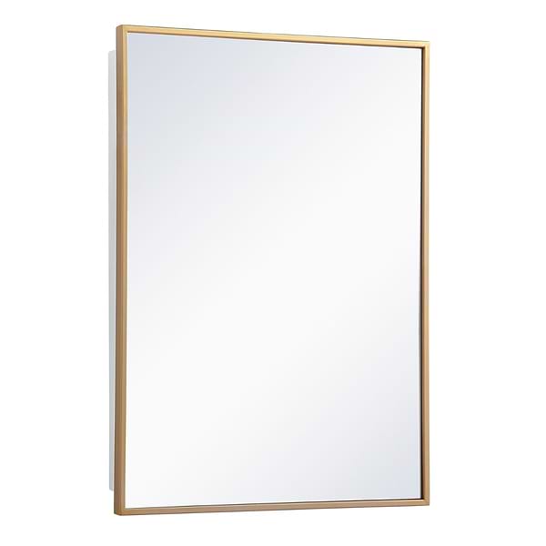 Oraya Brass 20x28" Medicine Cabinet
