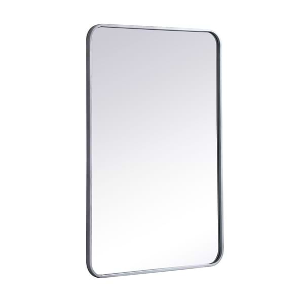 Netta Silver Metal 24x36  Mirror