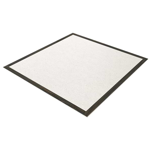 Hikari Frame Chalk White 48x48 Matte Porcelain Tile