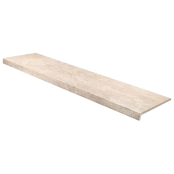 Shala Sand Beige 12x48 Matte Stair Tread Tile