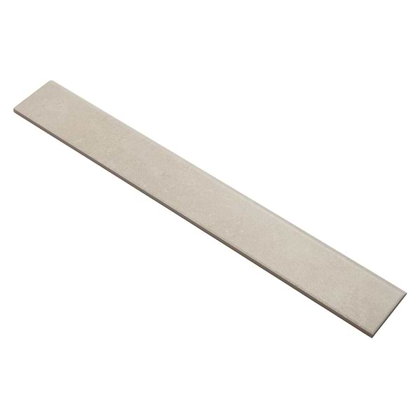 Stoneside Cream Beige 3x24 Porcelain Matte Bullnose