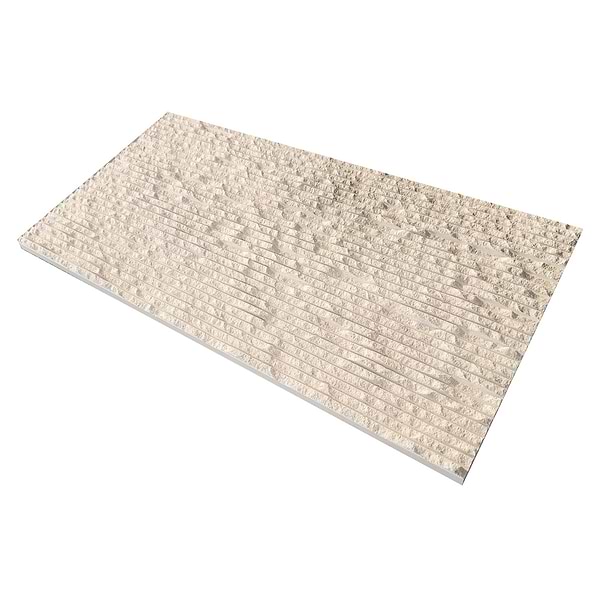 Rakestone Carved Split Porto Beige 12x24 Textured Honed Limestone Stone Tile