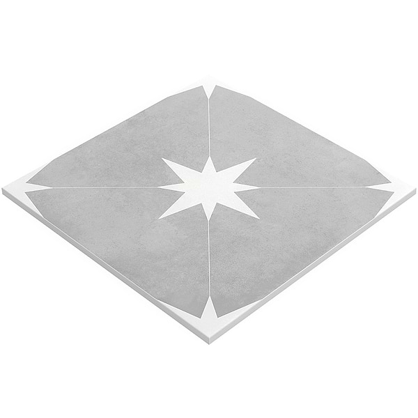 Tau Gris Gray 9x9 Matte Porcelain Tile