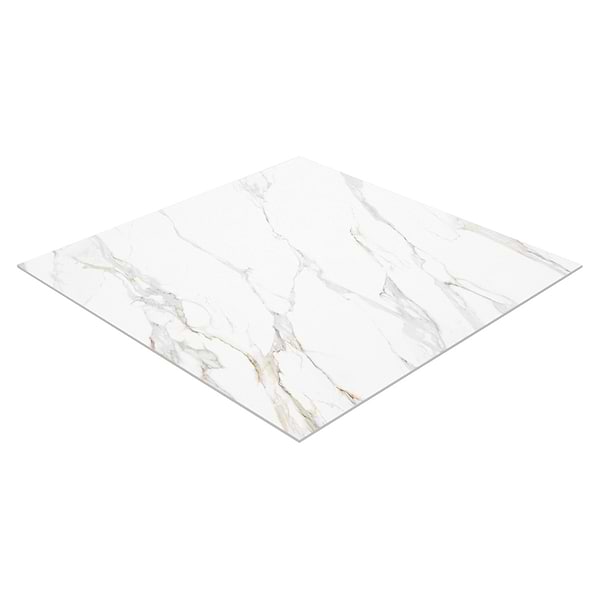 Minera Aurora Gold 48x48 Marble Look Polished Porcelain Tile