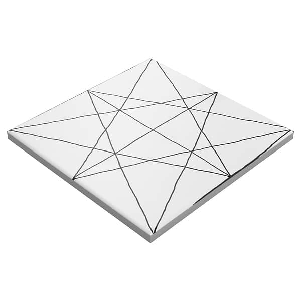 Dexter White 9x9 Matte Porcelain Tile