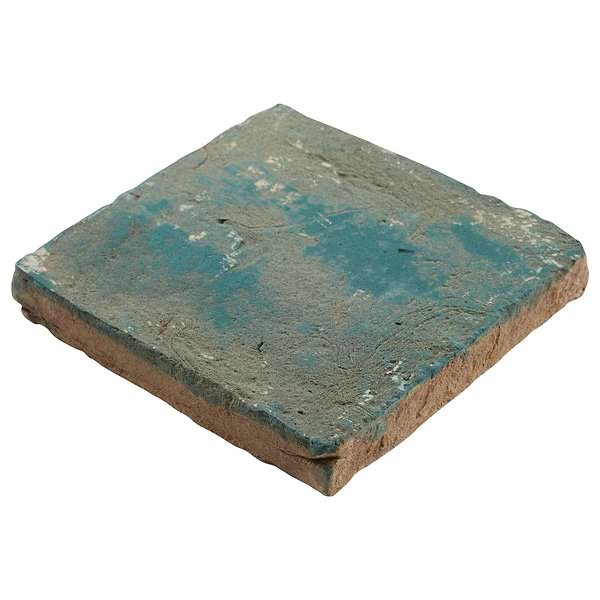Opera Terracotta by Paula Purroy Lagoon 6x6 Square Matte and Iridescent Terracotta Tile