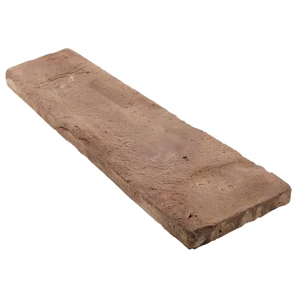 Opera Terracotta by Paula Purroy Bordeaux 6x18 Trapezoid Matte Terracotta Tile