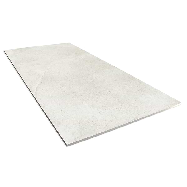 Sample-New Rock Perla White Limestone Look Matte Porcelain Tile