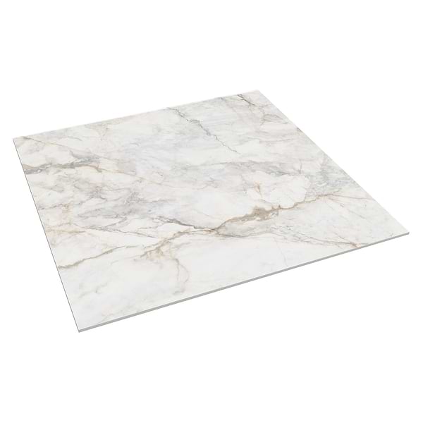 Calacatta Macchia White Gold 48x48 Marble Look Matte Porcelain Tile