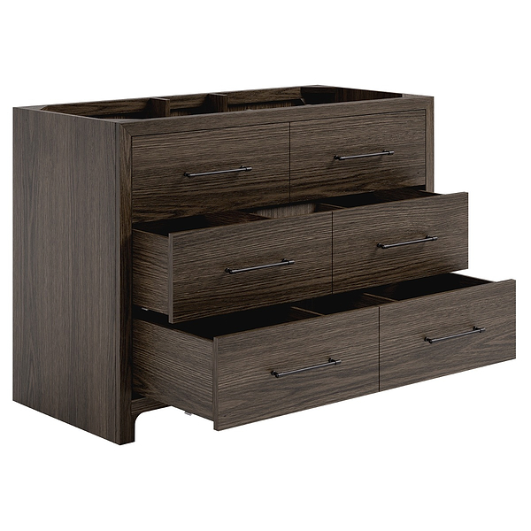 TileBar Studio Vanities Edison Espresso Oak 48" Single Vanity without Top