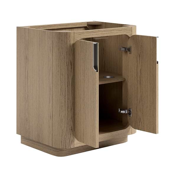 Corbin Medium Ash 30" Single Vanity without Top by TileBar Studio Vanities; image 8; in Style Ideas Contemporary, Modern, Transitional; released 2026; new, trends