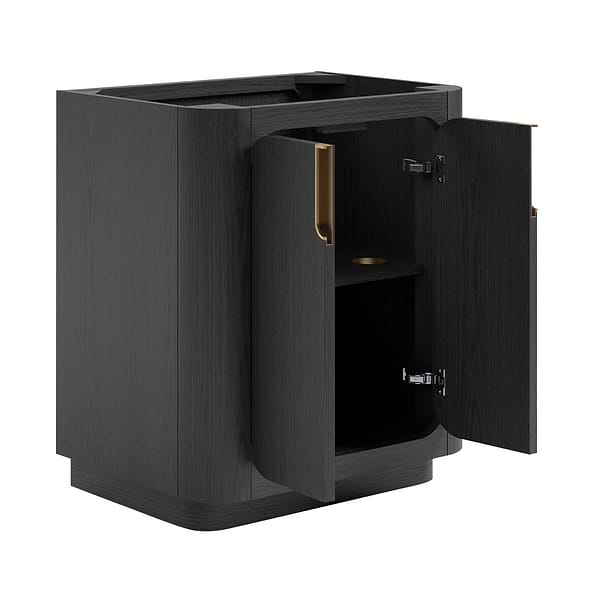 TileBar Studio Vanities Corbin Ebony Oak 30" Single Vanity without Top