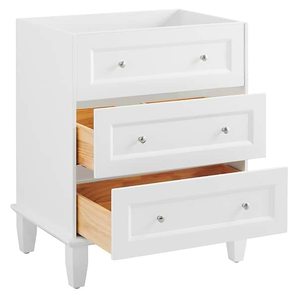 Nora White 30" Single Vanity without Top