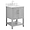 Sheraton 24" Gray Vanity with Carrara Marble Top and Ceramic Basin