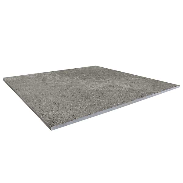 Sample-New Rock Fossil Dark Gray Limestone Look Matte Porcelain Tile
