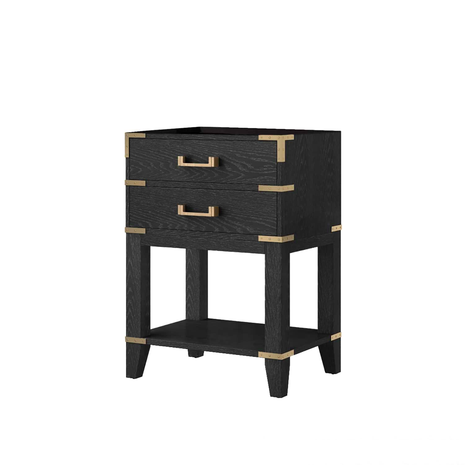 Calico Black Oak 24" Single Vanity without Top