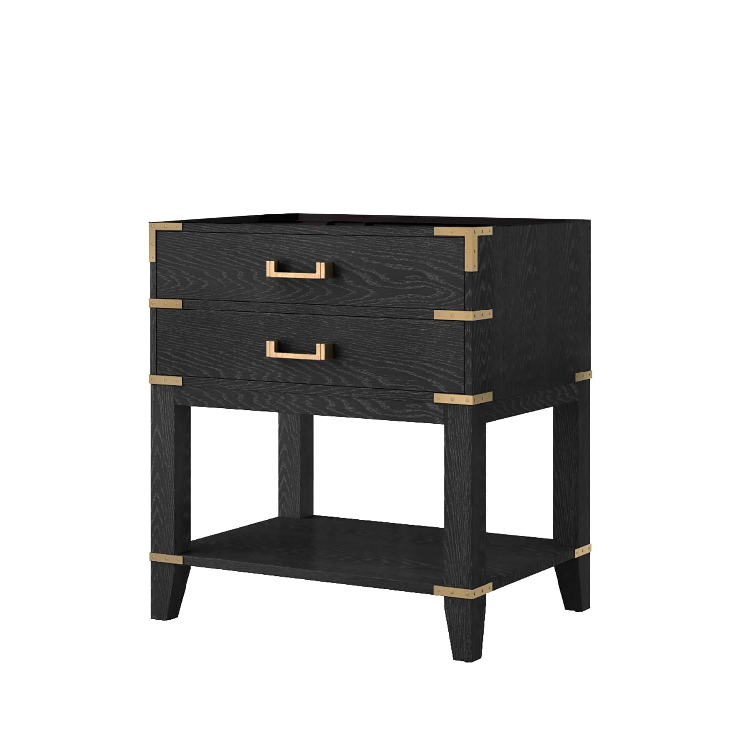Calico Black Oak 30" Single Vanity without Top; in Style Ideas Classic, Craftsman, Mid Century, Transitional; released 2025; new, trends