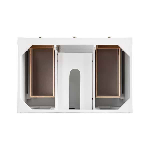 James Martin Vanities Breckenridge Bright White 36" Single Vanity without Top
