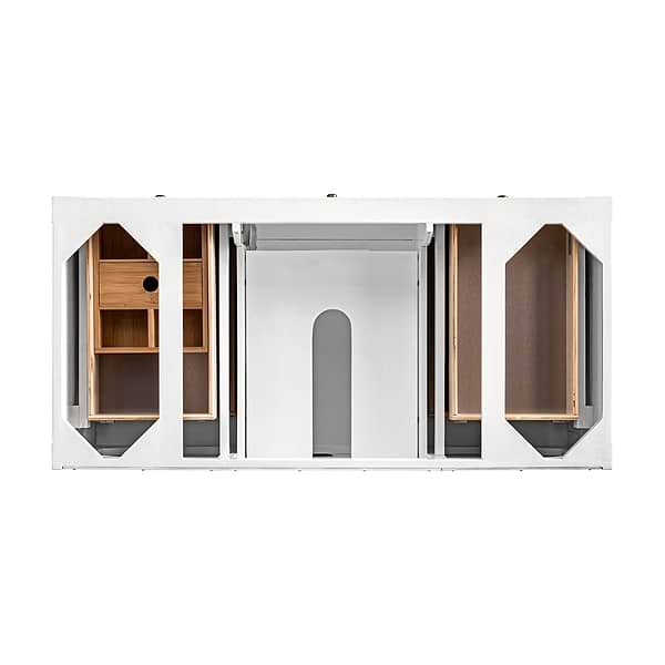 James Martin Vanities Breckenridge Bright White 48" Single Vanity without Top