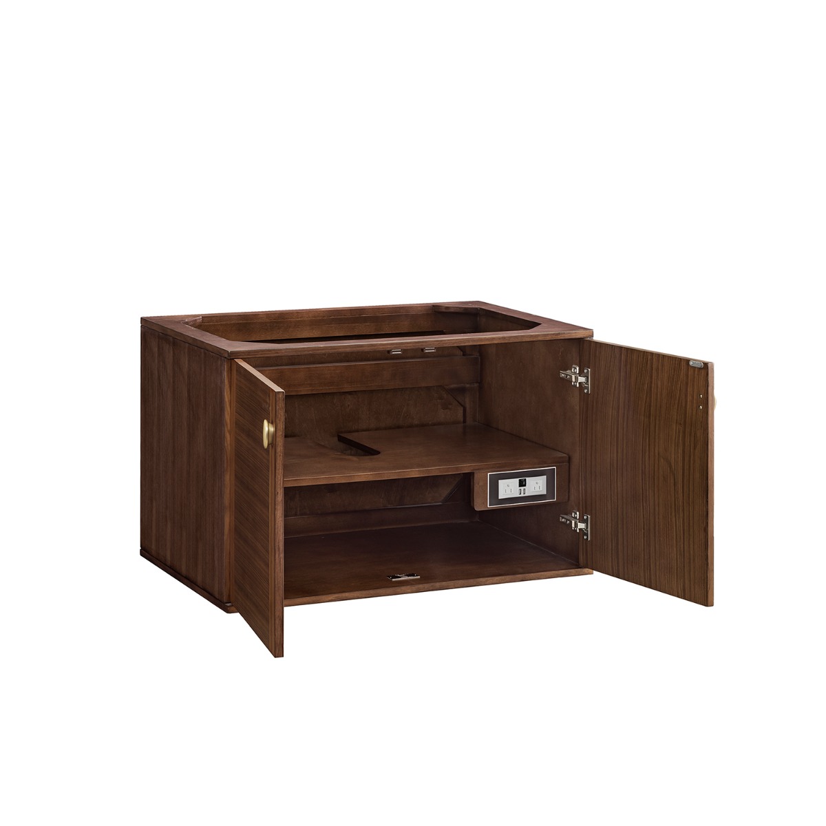 James Martin Vanities Amberly Mid-Century Walnut 36" Single Vanity without Top