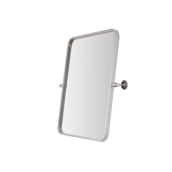 Liora Silver 20x24" Rectangle Tilt Mirror