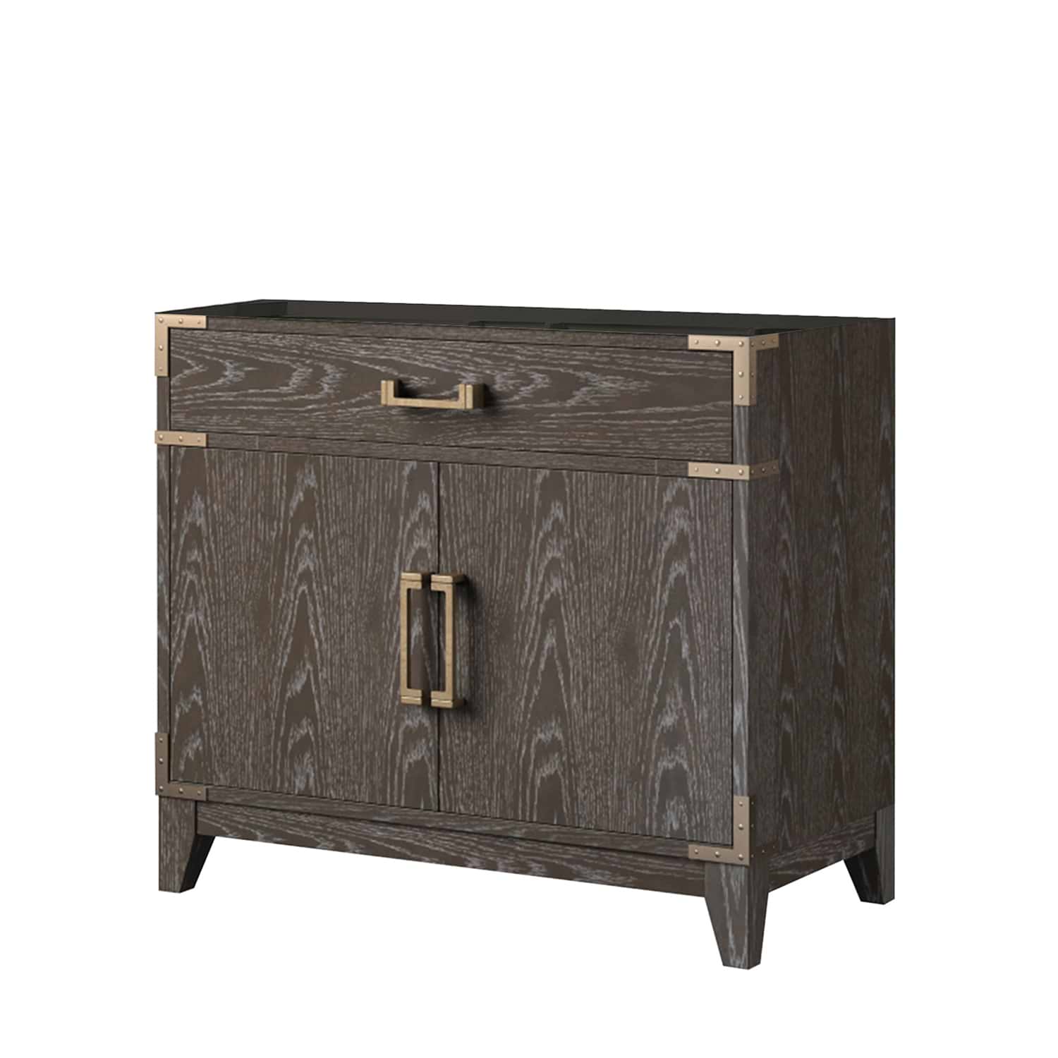 Aiden Brown Oak 36" Single Vanity without Top; in Style Ideas Classic, Craftsman, Mid Century, Transitional; released 2025; new, trends