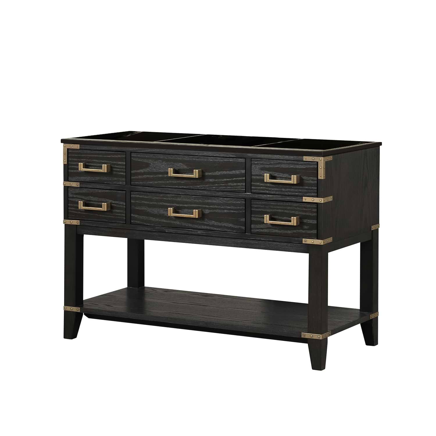 Calico Black Oak 48" Single Vanity without Top