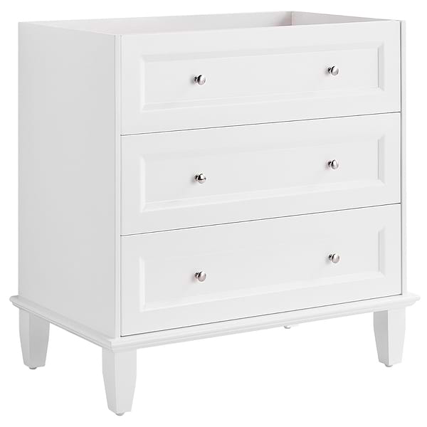 Nora White 36" Single Vanity without Top