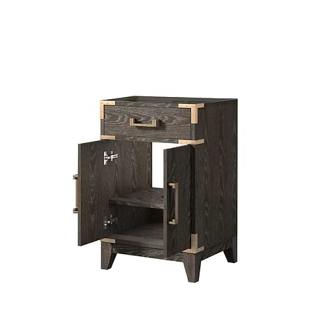 Aiden Brown Oak 20" Single Vanity without Top