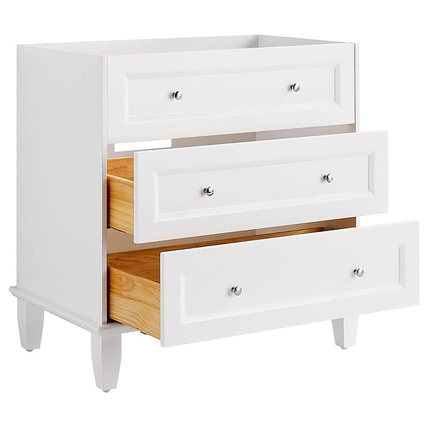 Nora White 36" Single Vanity without Top