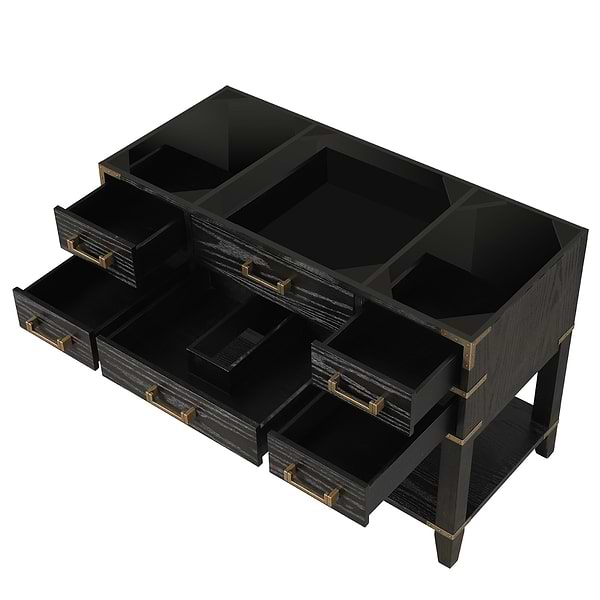 Calico Black Oak 48" Single Vanity without Top