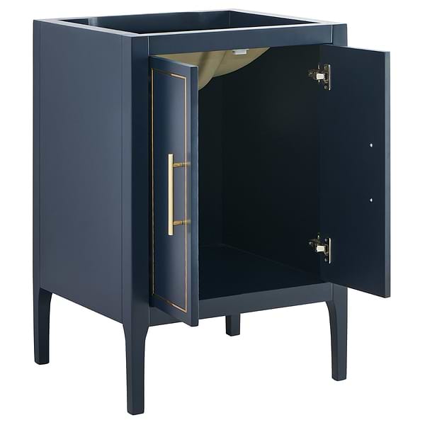 Province Navy and Gold 24" Single Vanity without Top