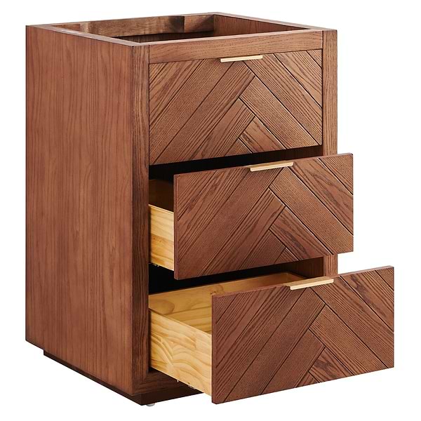 Marilyn Woodgrain 24" Single Vanity without Top