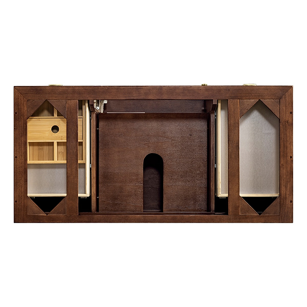 James Martin Vanities Amberly Mid-Century Walnut 48" Single Vanity without Top