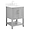 Sheraton 24" Gray Vanity with Pure White Quartz Top and Ceramic Basin
