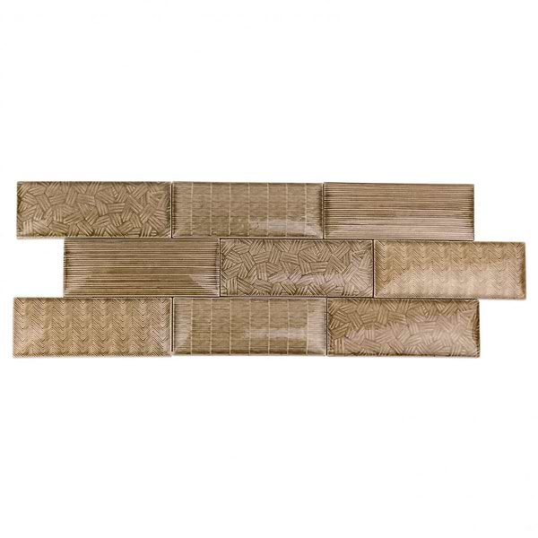 Maverick Firma 3x8 Textured Mix Pillowed Ceramic Tile