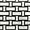 Esplanade Gray and Nero Marquina Polished Marble Mosaic Tile