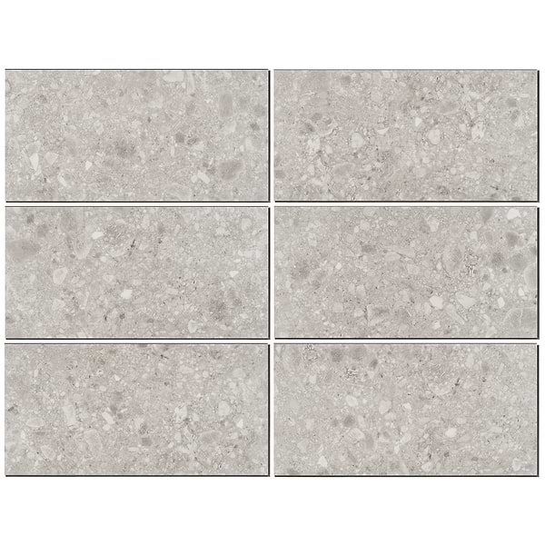 Rizo LVT Gray 12x24 Rigid Core Click Luxury Vinyl Tile 